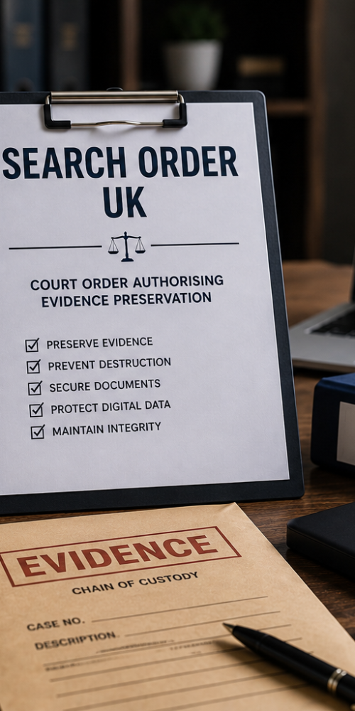 Search Order UK: 5 Critical Powers Courts Use to Preserve Evidence 1 Search Order UK 5 Critical Powers Courts Use to Preserve Evidence