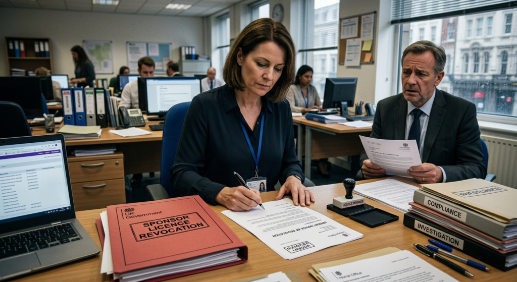 Revocation of Sponsor Licence UK Reasons, Consequences and Legal Options 2026